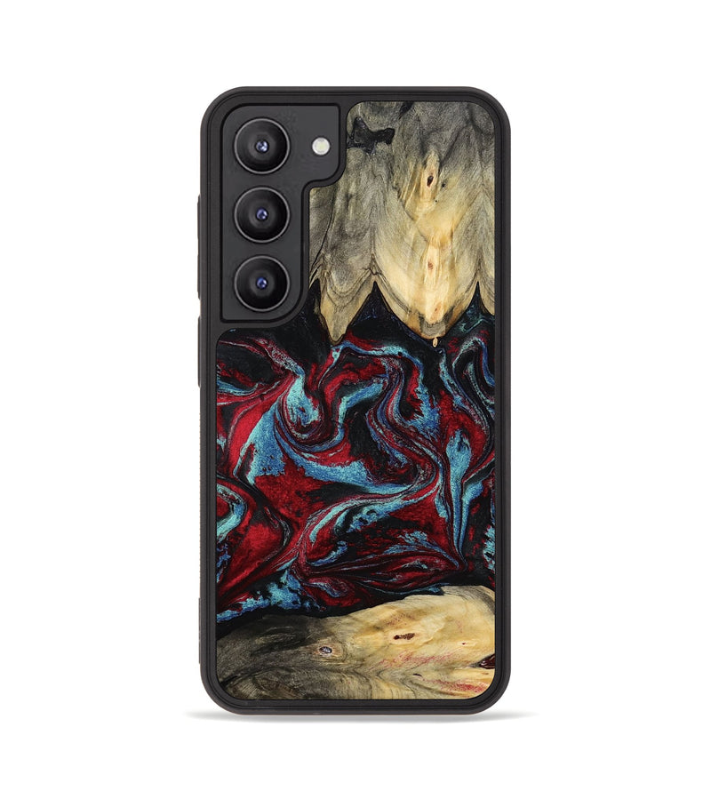 Galaxy S23 Wood Phone Case - Allyson (Red, 787435)