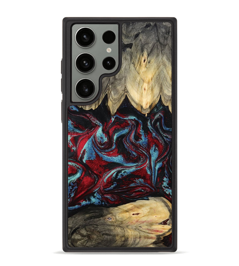 Galaxy S23 Ultra Wood Phone Case - Allyson (Red, 787435)