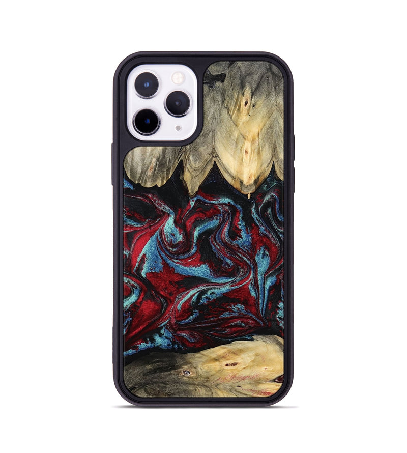 iPhone 11 Pro Wood Phone Case - Allyson (Red, 787435)
