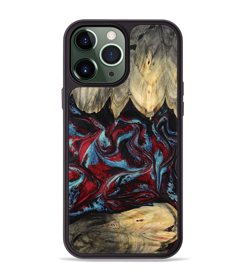 iPhone 13 Pro Max Wood Phone Case - Allyson (Red, 787435)