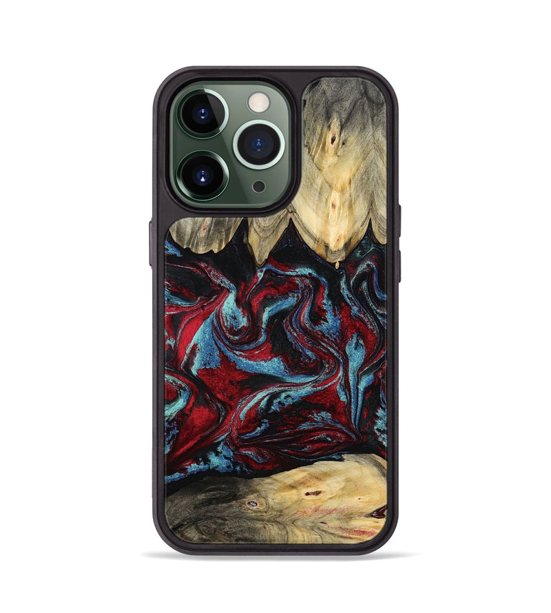 iPhone 13 Pro Wood Phone Case - Allyson (Red, 787435)