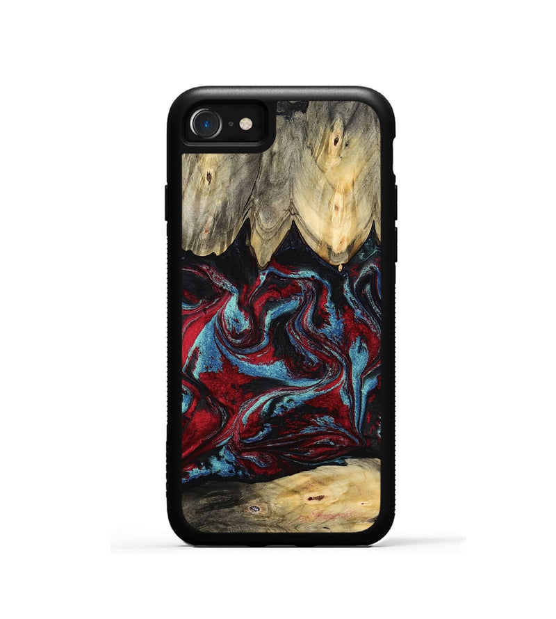 iPhone SE Wood Phone Case - Allyson (Red, 787435)