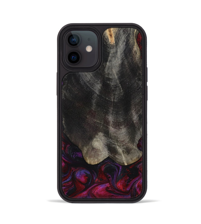 iPhone 12 Wood Phone Case - Nova (Red, 787437)