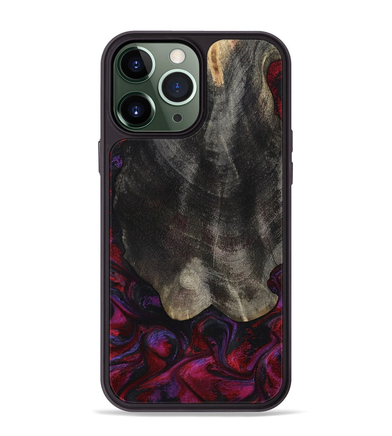 iPhone 13 Pro Max Wood Phone Case - Nova (Red, 787437)