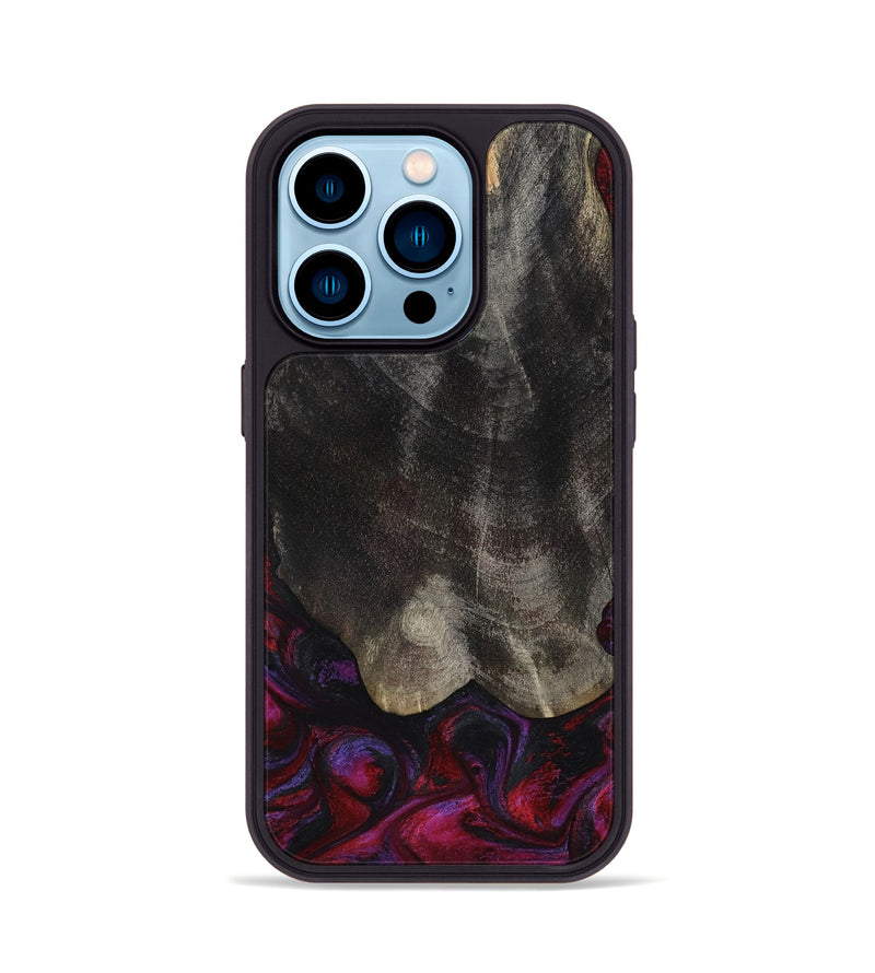 iPhone 14 Pro Wood Phone Case - Nova (Red, 787437)