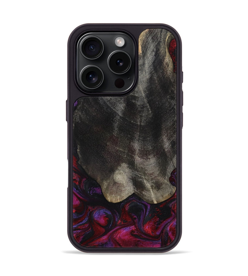 iPhone 16 Pro Wood Phone Case - Nova (Red, 787437)