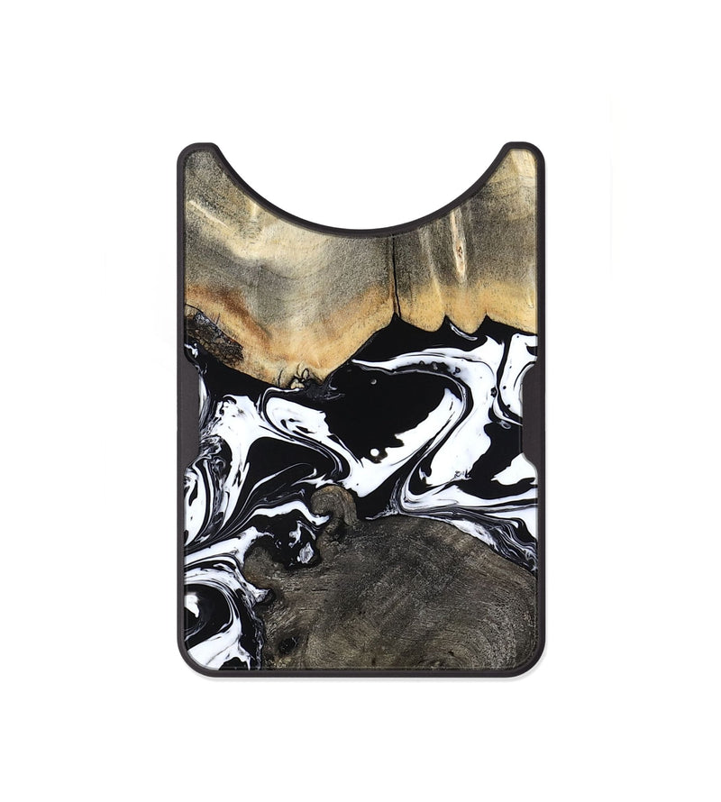 Alloy Wood Wallet - Ishaan (Black & White, 787446)