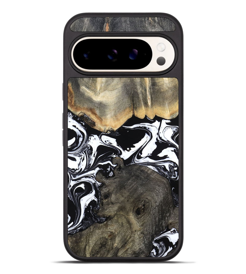 Pixel 9 Pro XL Wood Phone Case - Ishaan (Black & White, 787446)