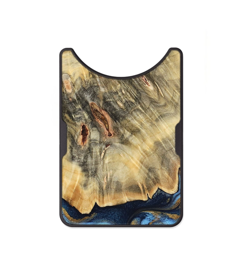 Alloy Wood Wallet - Mira (Teal & Gold, 787465)