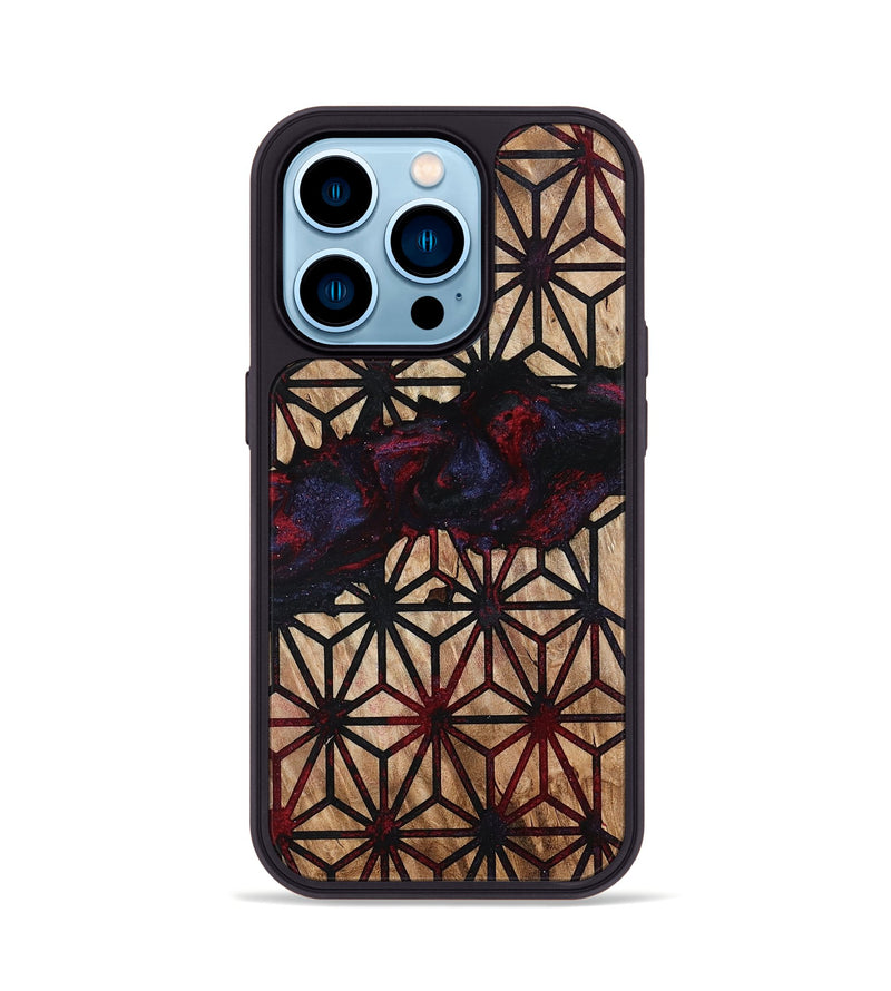 iPhone 14 Pro Wood Phone Case - Merrill (Pattern, 787475)