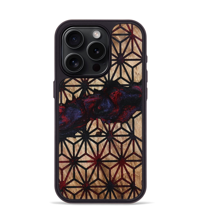 iPhone 15 Pro Wood Phone Case - Merrill (Pattern, 787475)