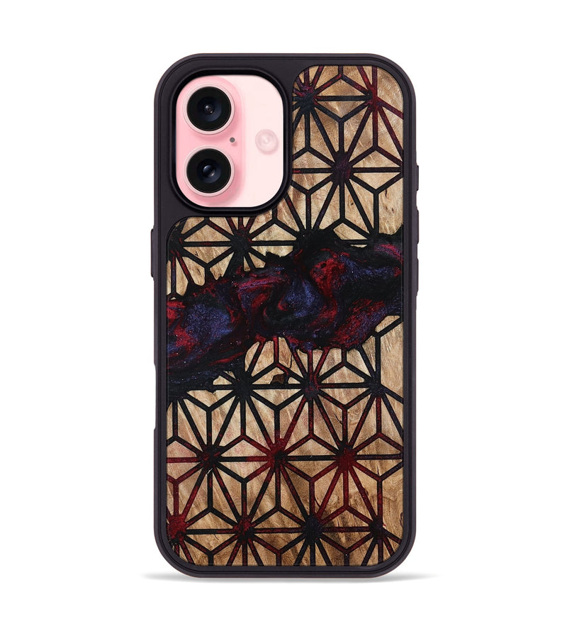 iPhone 16 Wood Phone Case - Merrill (Pattern, 787475)
