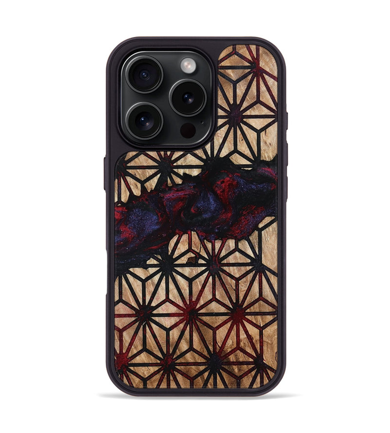 iPhone 16 Pro Wood Phone Case - Merrill (Pattern, 787475)