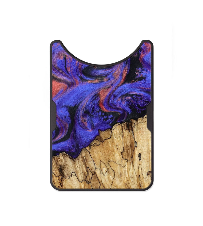 Alloy Wood Wallet - Alden (Purple, 787478)