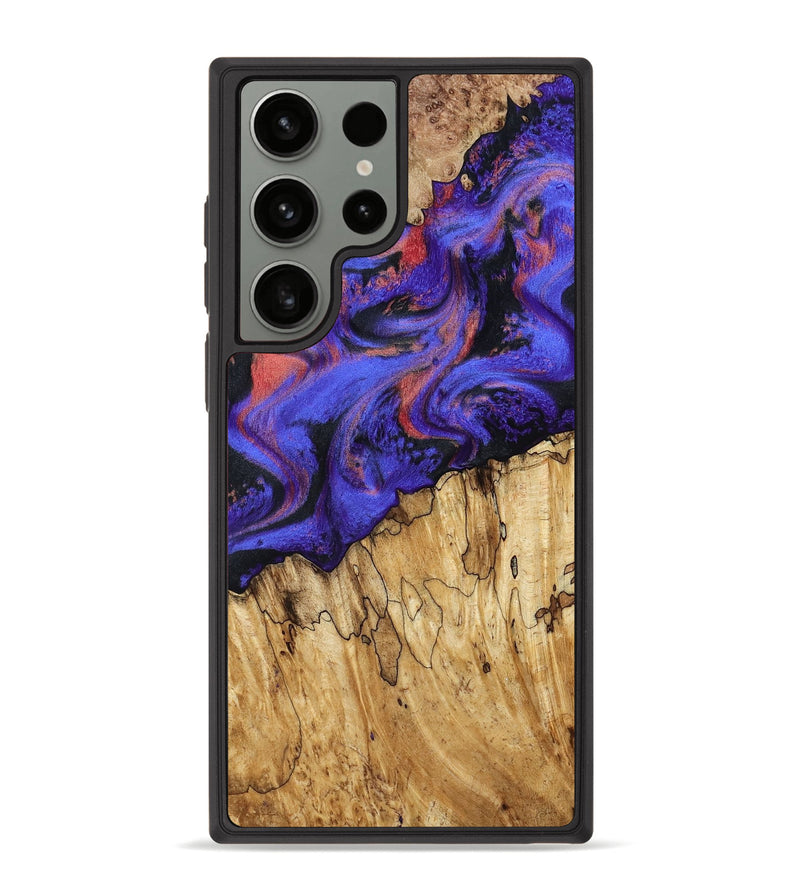Galaxy S23 Ultra Wood Phone Case - Alden (Purple, 787478)