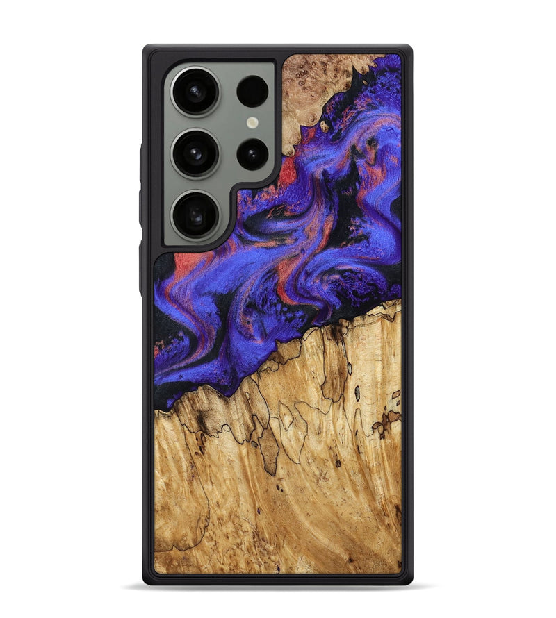 Galaxy S24 Ultra Wood Phone Case - Alden (Purple, 787478)