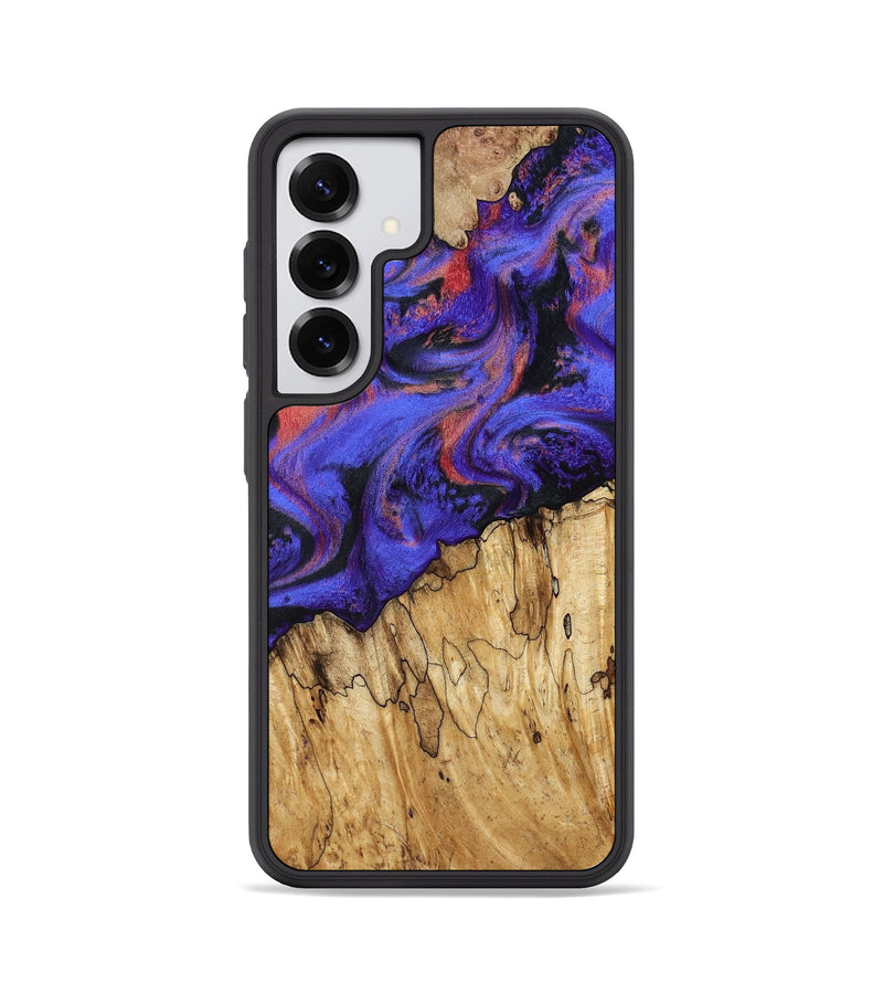 Galaxy S25 Wood Phone Case - Alden (Purple, 787478)
