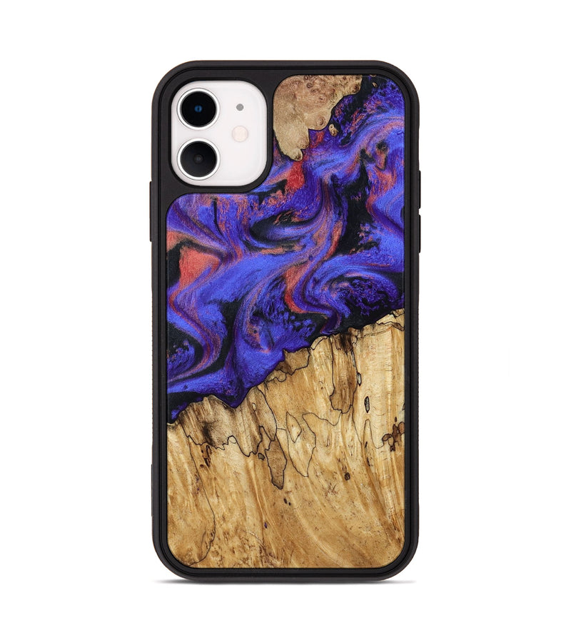 iPhone 11 Wood Phone Case - Alden (Purple, 787478)