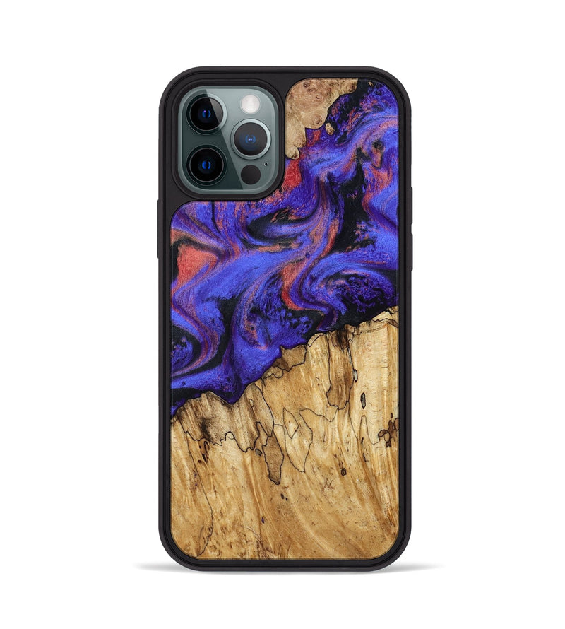 iPhone 12 Pro Wood Phone Case - Alden (Purple, 787478)