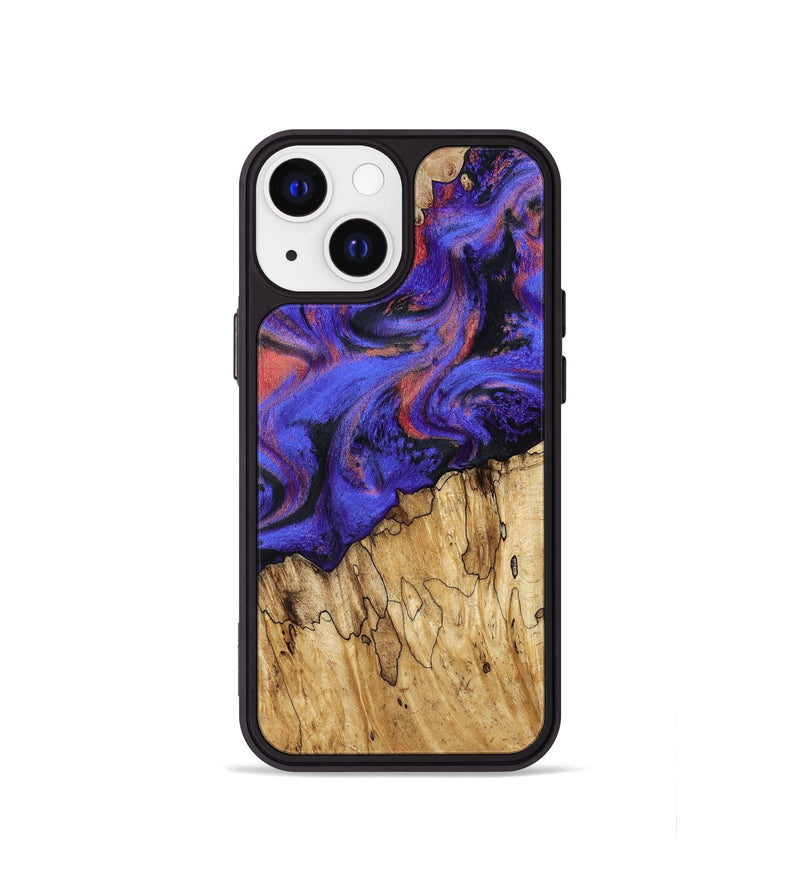 iPhone 13 mini Wood Phone Case - Alden (Purple, 787478)