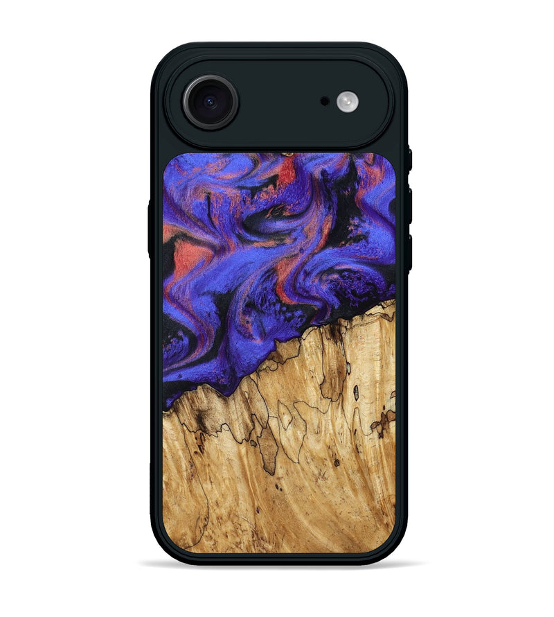 iPhone 17 Air Wood Phone Case - Alden (Purple, 787478)