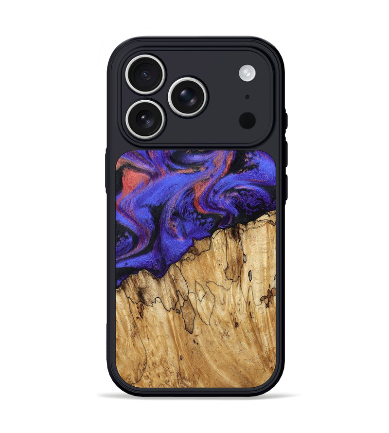 iPhone 17 Pro Wood Phone Case - Alden (Purple, 787478)