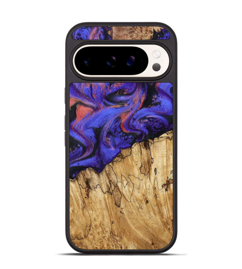 Pixel 9 Pro Wood Phone Case - Alden (Purple, 787478)