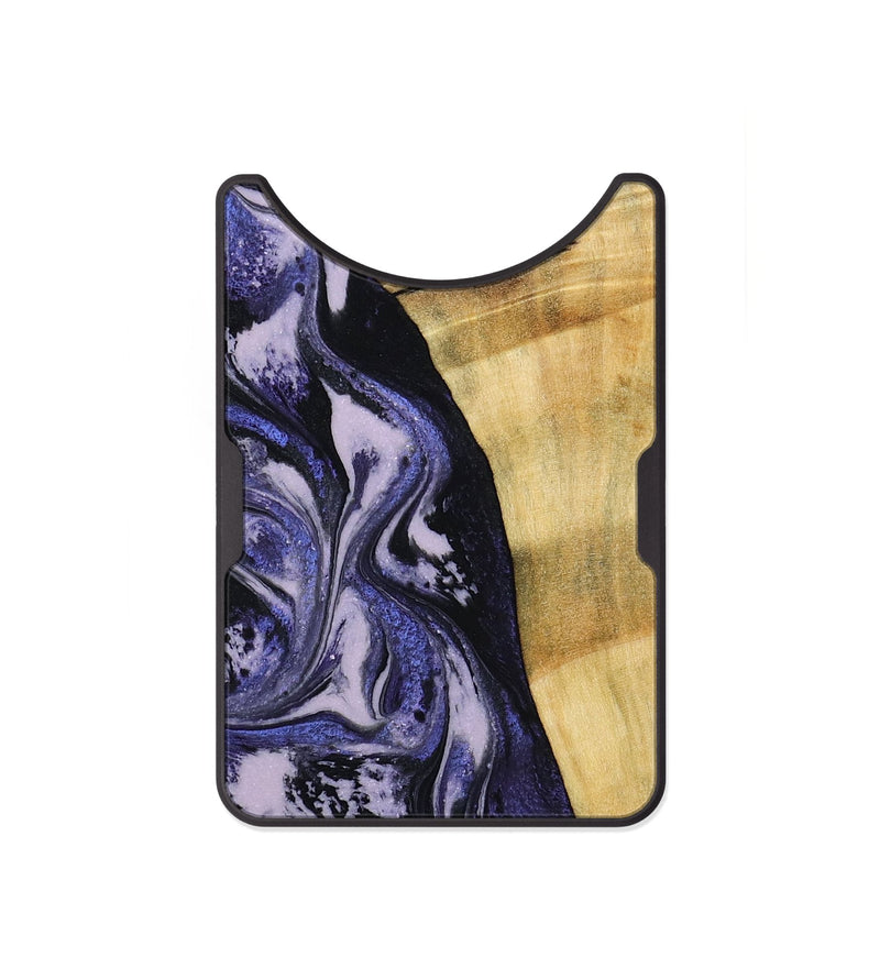 Alloy Wood Wallet - Alisha (Purple, 787480)