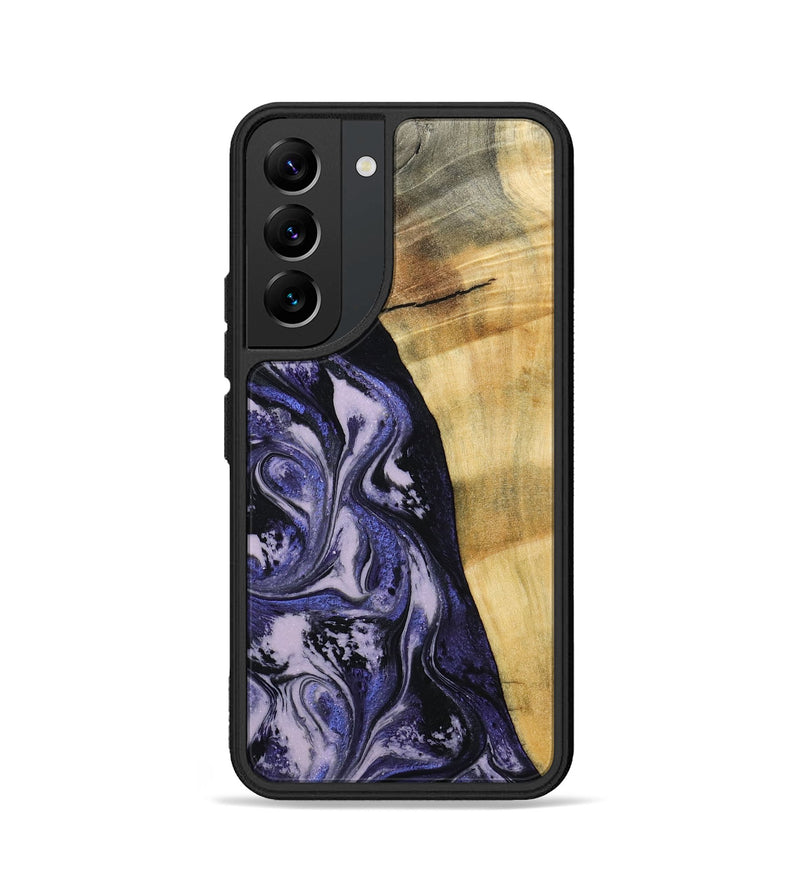 Galaxy S22 Wood Phone Case - Alisha (Purple, 787480)