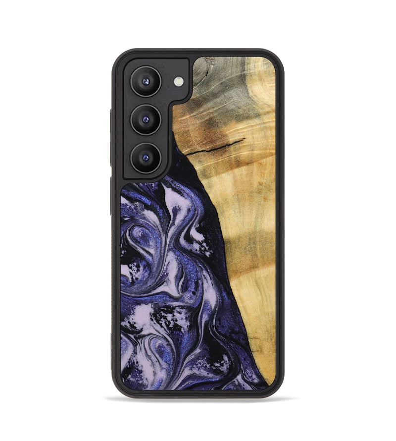Galaxy S23 Wood Phone Case - Alisha (Purple, 787480)