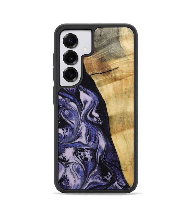 Galaxy S25 Wood Phone Case - Alisha (Purple, 787480)