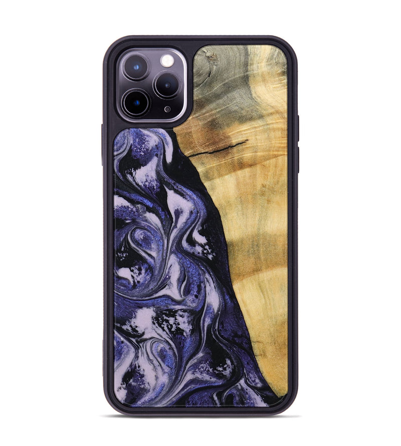 iPhone 11 Pro Max Wood Phone Case - Alisha (Purple, 787480)