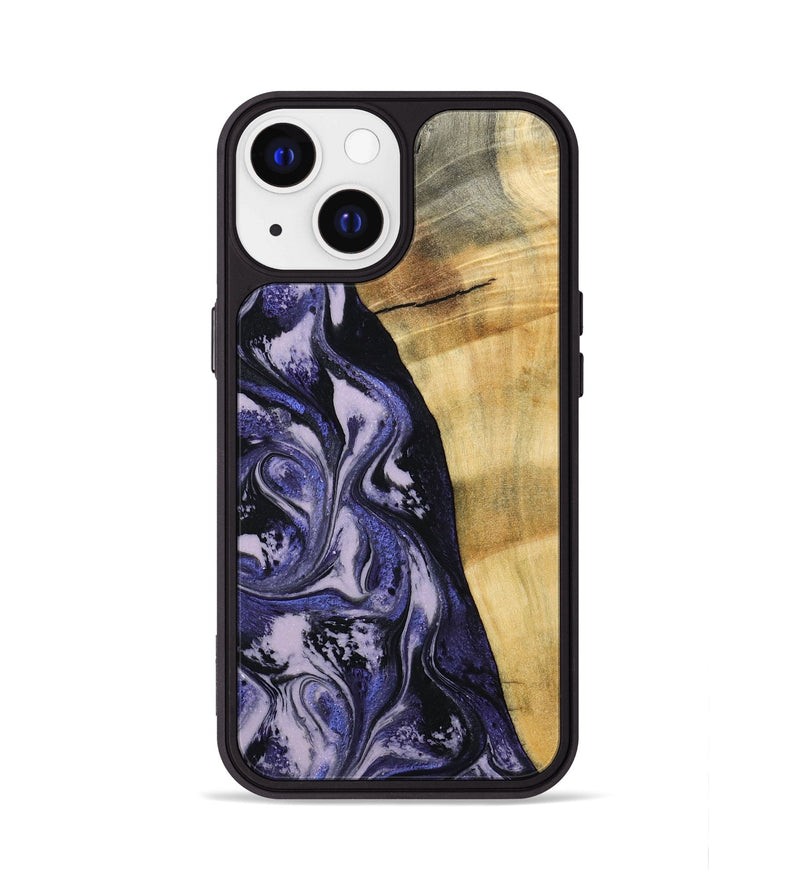 iPhone 13 Wood Phone Case - Alisha (Purple, 787480)