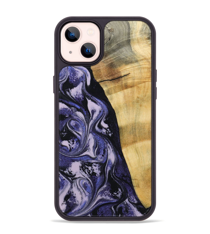 iPhone 14 Plus Wood Phone Case - Alisha (Purple, 787480)