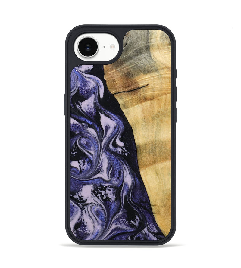 iPhone 16e Wood Phone Case - Alisha (Purple, 787480)