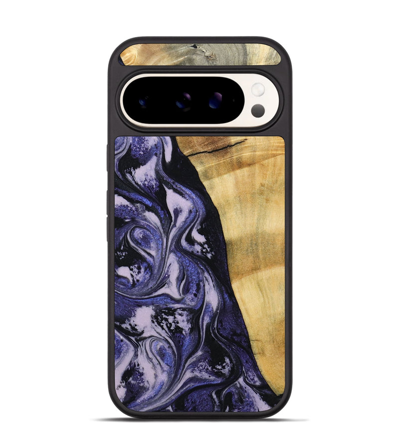 Pixel 9 Wood Phone Case - Alisha (Purple, 787480)