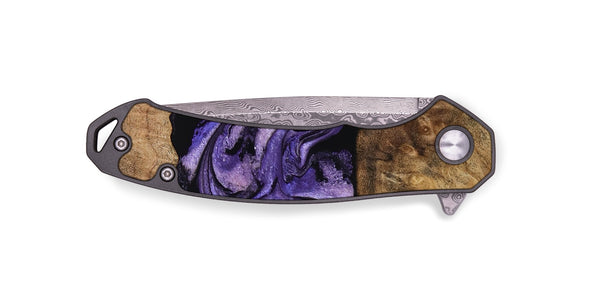 EDC Wood Pocket Knife - Keely (Purple, 787485)