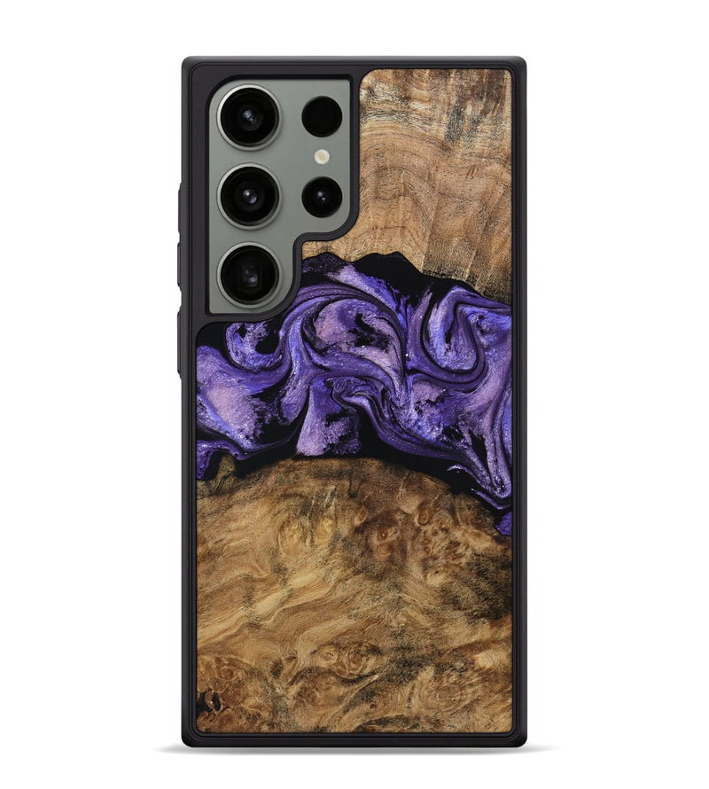 Galaxy S24 Ultra Wood Phone Case - Keely (Purple, 787485)