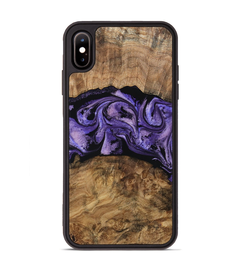 iPhone Xs Max Wood Phone Case - Keely (Purple, 787485)