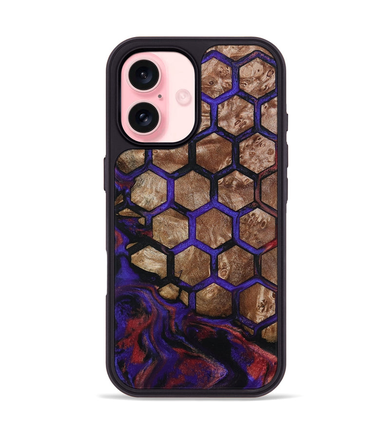 iPhone 16 Wood Phone Case - Hans (Pattern, 787500)