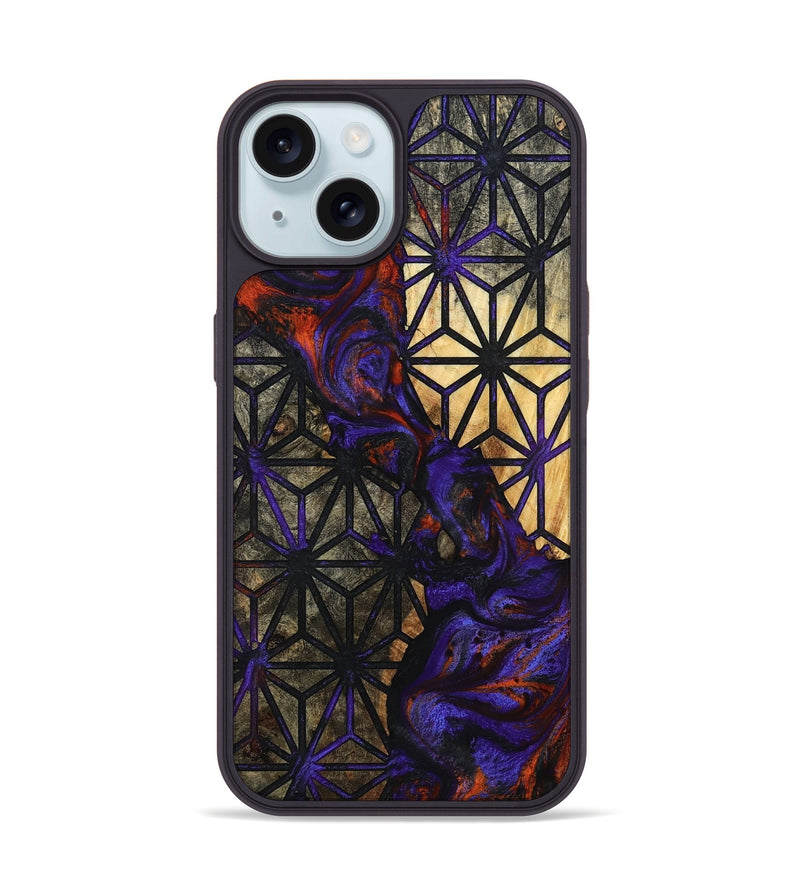 iPhone 15 Wood Phone Case - Titan (Pattern, 787503)