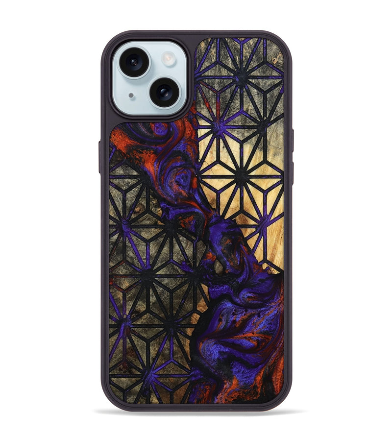 iPhone 15 Plus Wood Phone Case - Titan (Pattern, 787503)