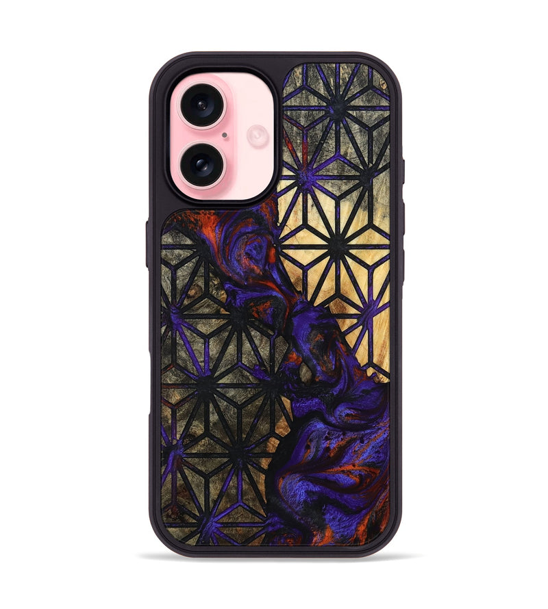 iPhone 16 Wood Phone Case - Titan (Pattern, 787503)