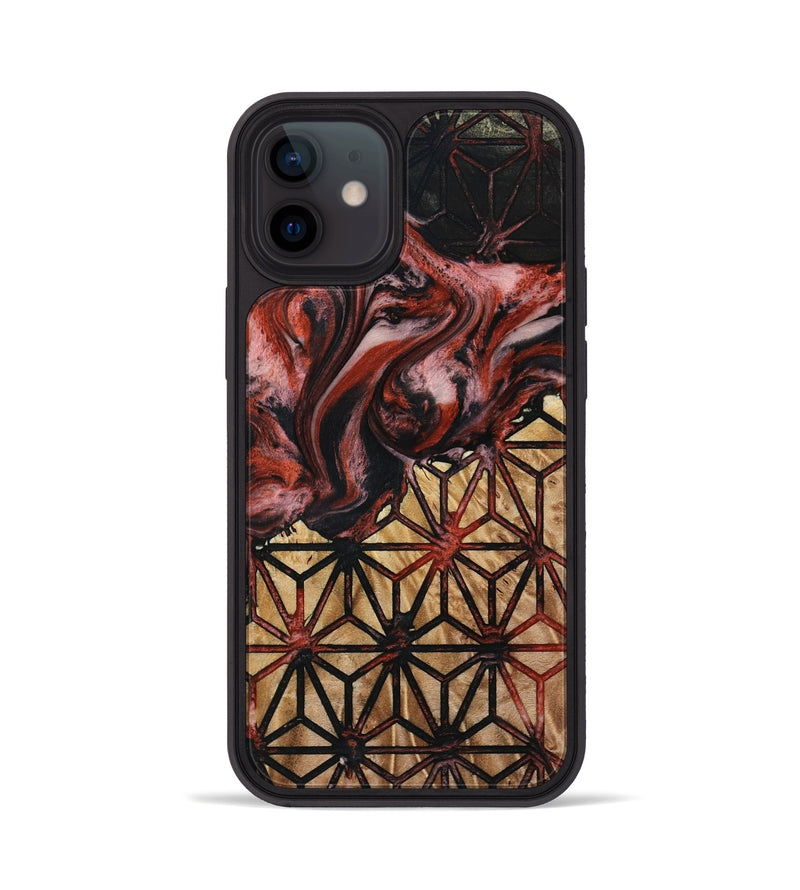 iPhone 12 Wood Phone Case - Stetson (Pattern, 787532)