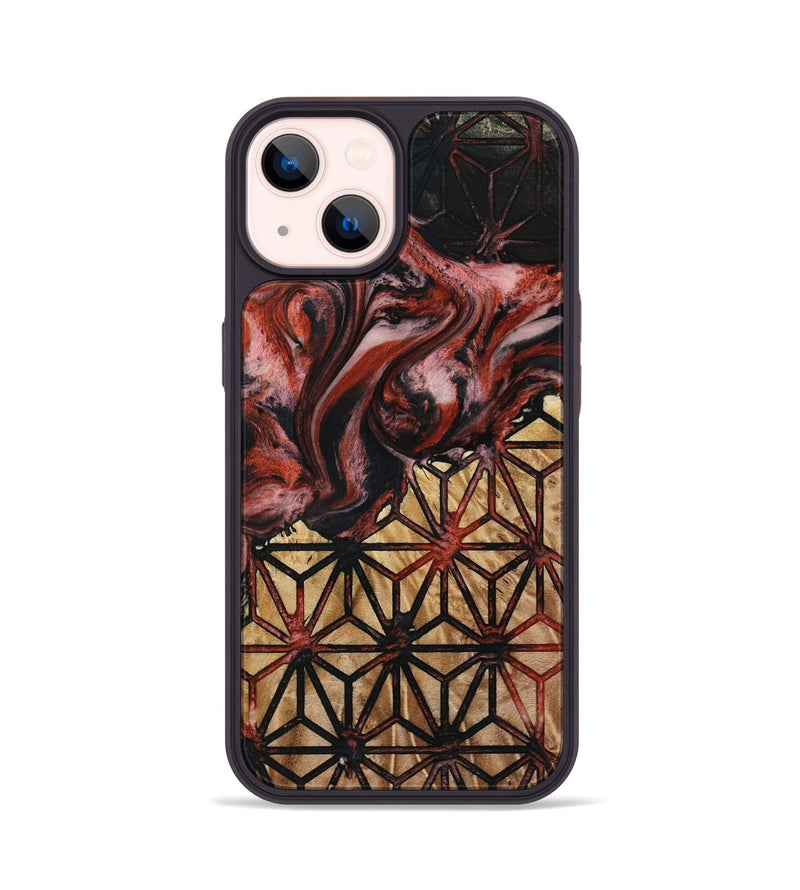 iPhone 14 Wood Phone Case - Stetson (Pattern, 787532)