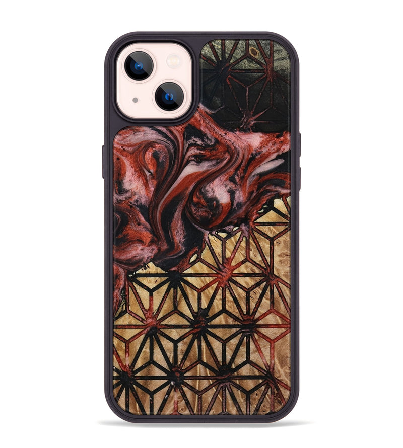 iPhone 14 Plus Wood Phone Case - Stetson (Pattern, 787532)