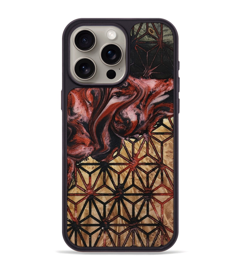 iPhone 15 Pro Max Wood Phone Case - Stetson (Pattern, 787532)