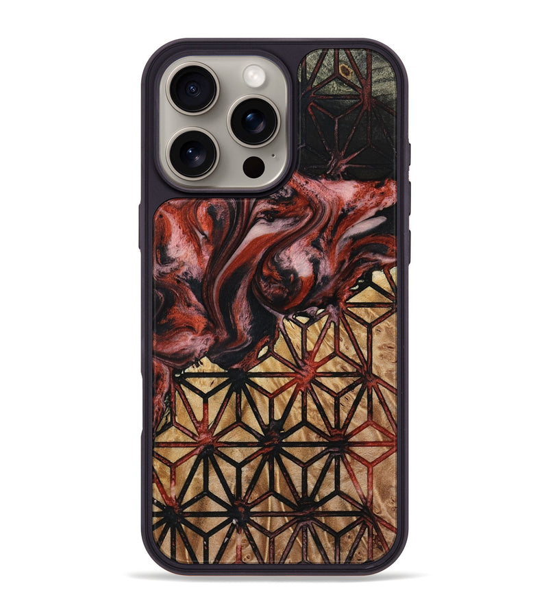 iPhone 16 Pro Max Wood Phone Case - Stetson (Pattern, 787532)