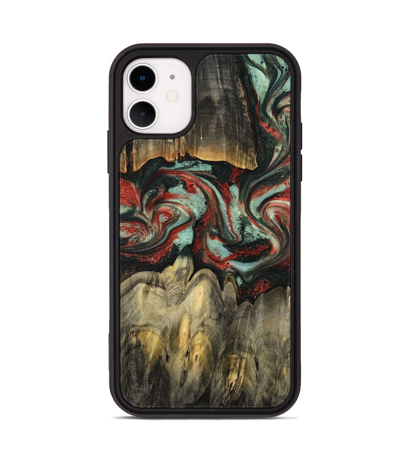 iPhone 11 Wood Phone Case - Denver (Red, 787611)