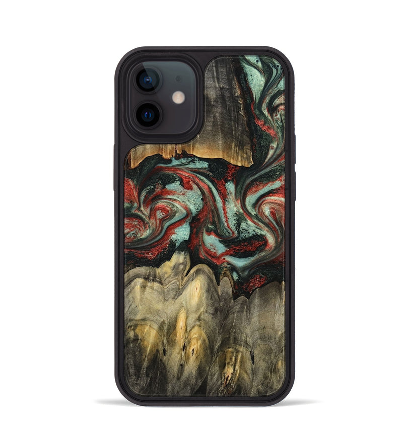 iPhone 12 Wood Phone Case - Denver (Red, 787611)